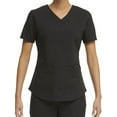 thumbnail image 3 of Scrubstar Women's Core Essentials Stretch Poplin V-Neck Scrub Top, 3 of 7