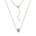 thumbnail image 1 of Luxury Designs Collier de quartz rose plaqué or, 18", 1 of 1