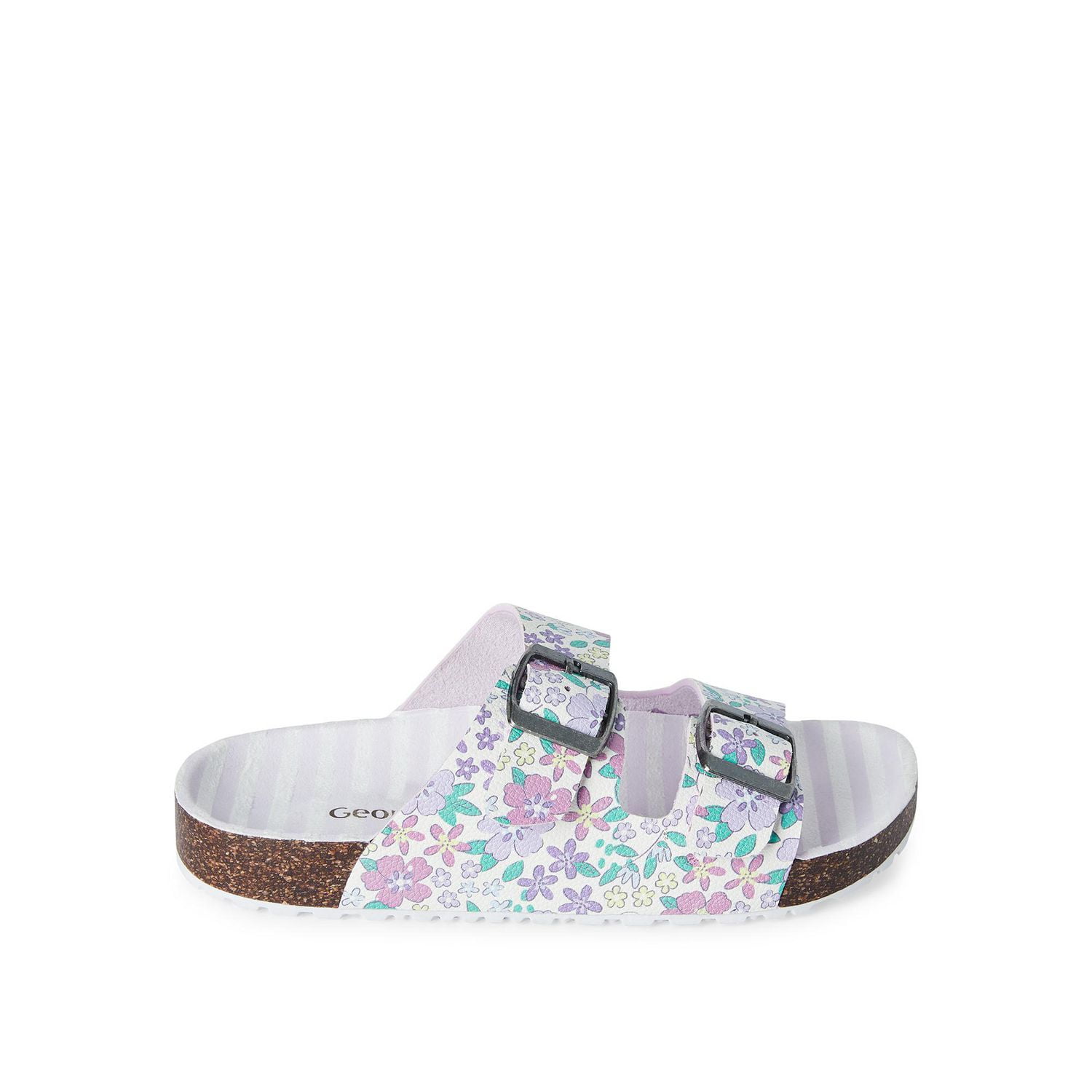 George Girls' Double Buckle Sandals