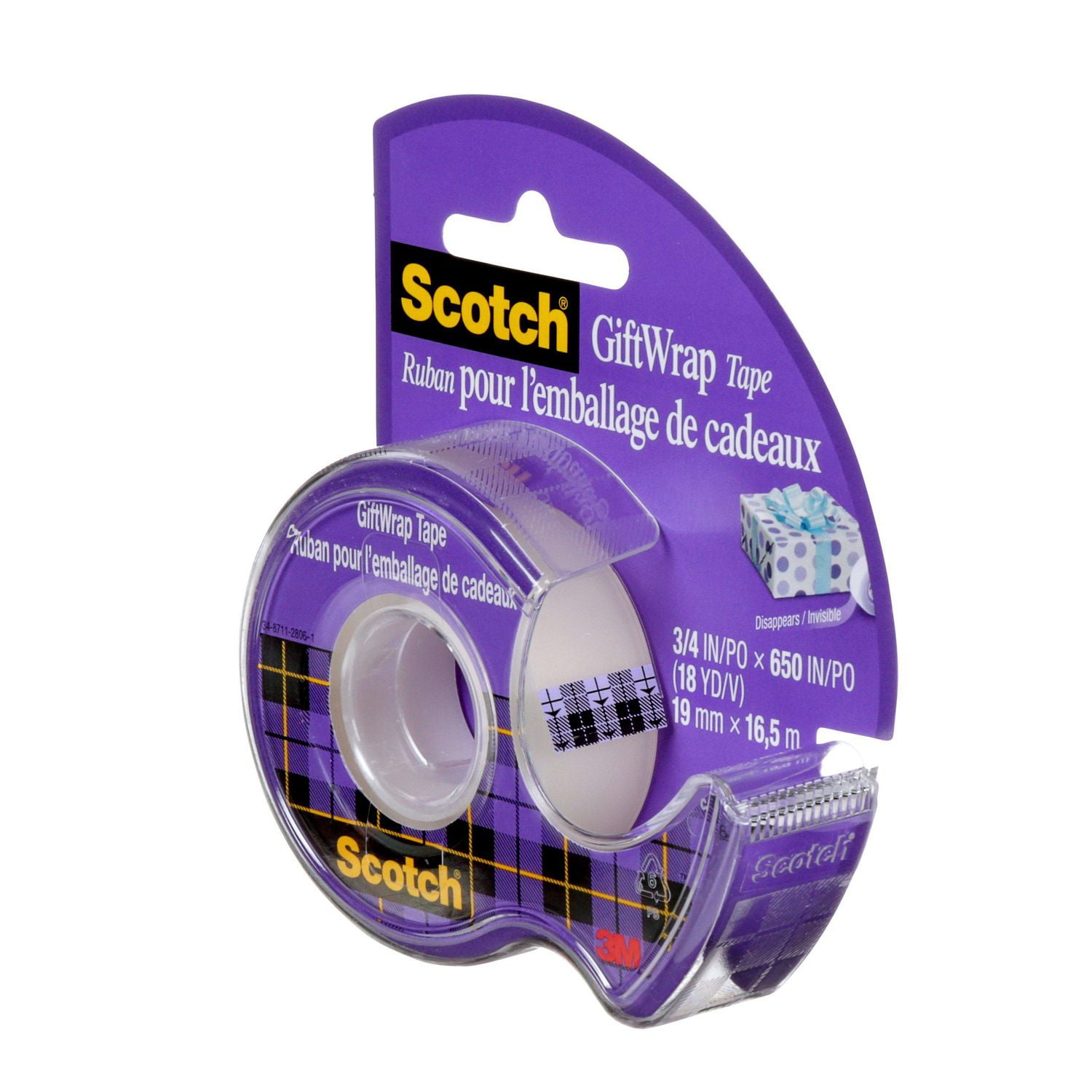 Scotch Magic Tape Invisible 34 in x 1000 in 10 Tape Rolls Clear