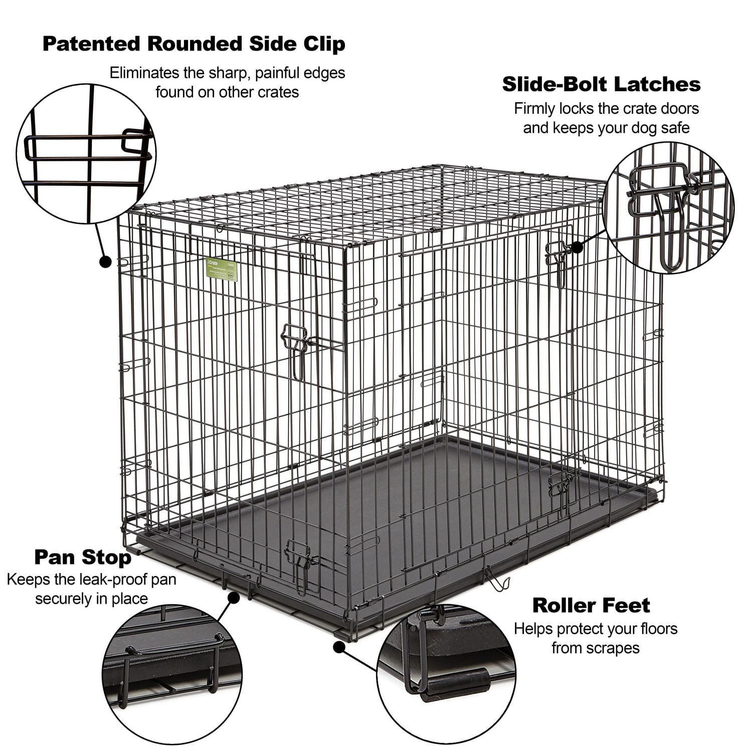 Icrate large hot sale dog crate