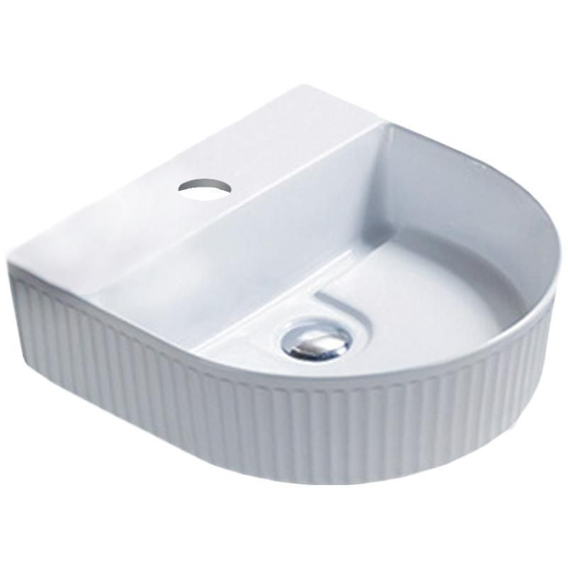American Imaginations 15.74in. W Above Counter White Bathroom Vessel