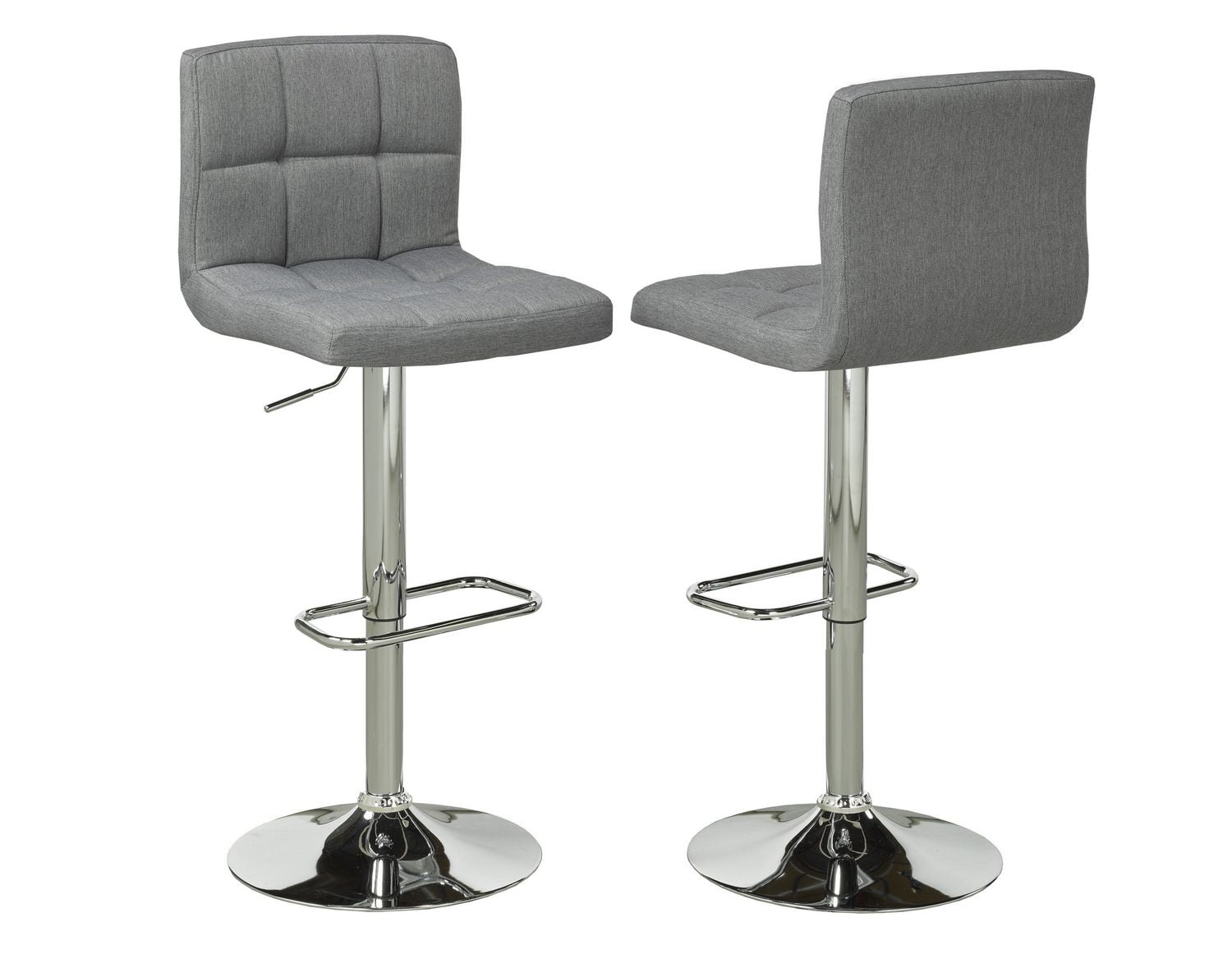 Brassex Grey Fabric Square Bar Stools Walmartca and Stylish and Interesting Grey Fabric Bar Stools for Home