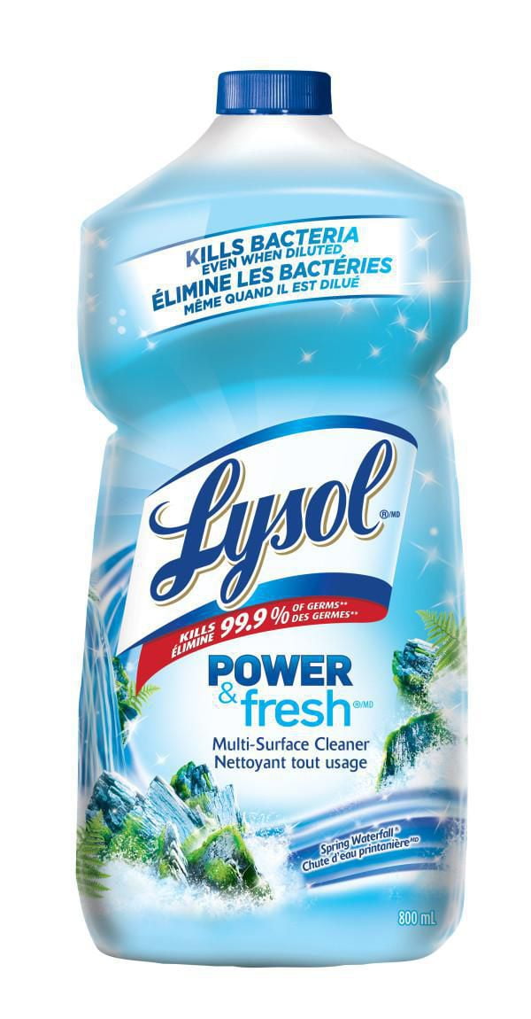 Lysol All Purpose Cleaner, Pour, Spring Waterfall, 800ml, Multi Surface
