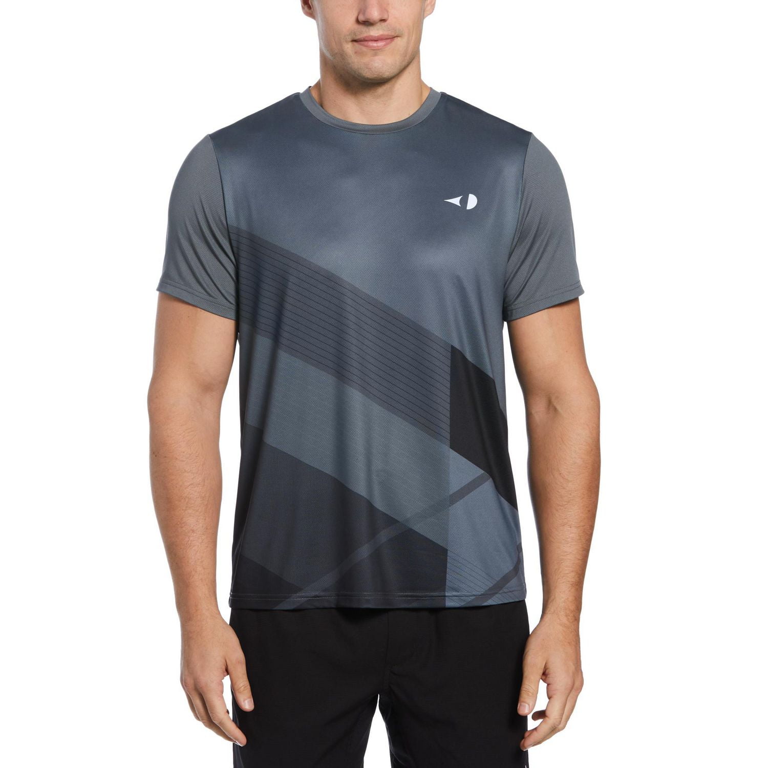 Grand Slam Chemise de tennis asymétrique à panneau avant pour hommes