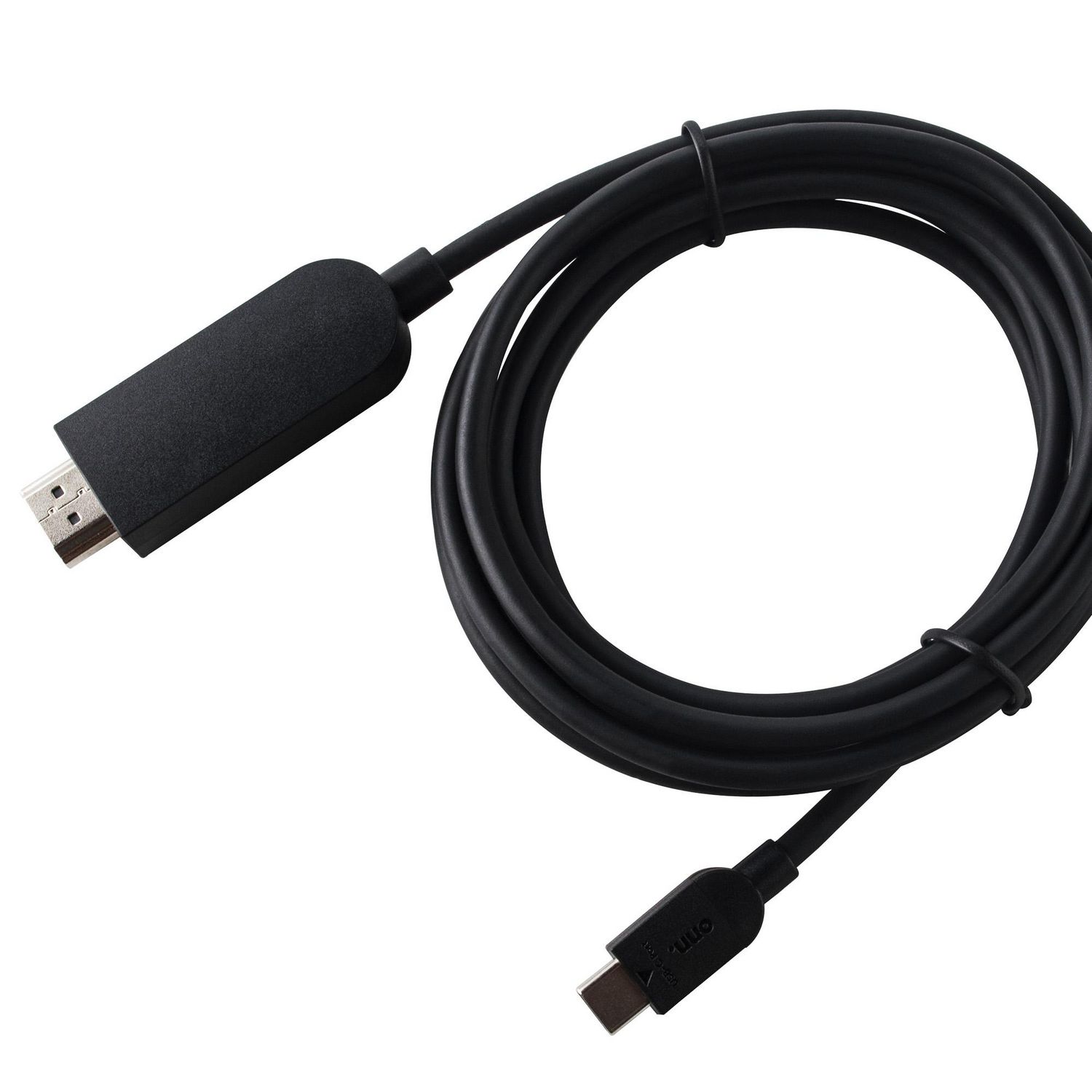 onn. 6 USB-C to HDMI Adapter, Black