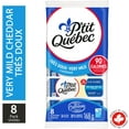 thumbnail image 1 of P'tit Quebec Portion Snack Very Mild Cheddar Cheese, 1 of 8