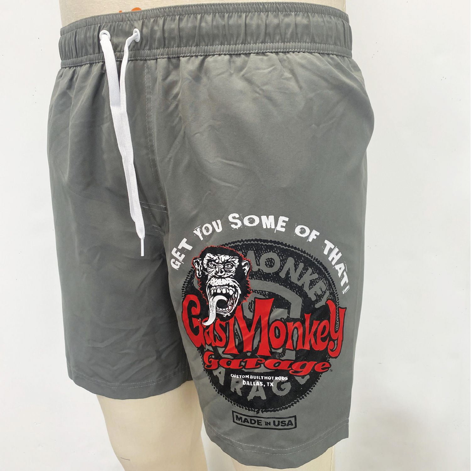 Short de bain Gas Monkey pour hommes.