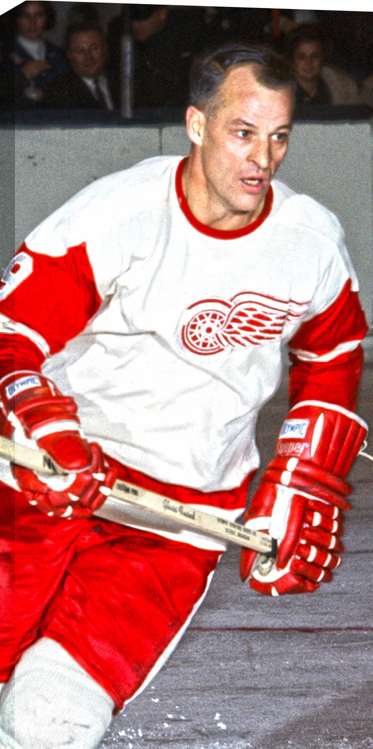Gordie Howe / Detroit Red Wings Jersey . Hockey Hall Of…