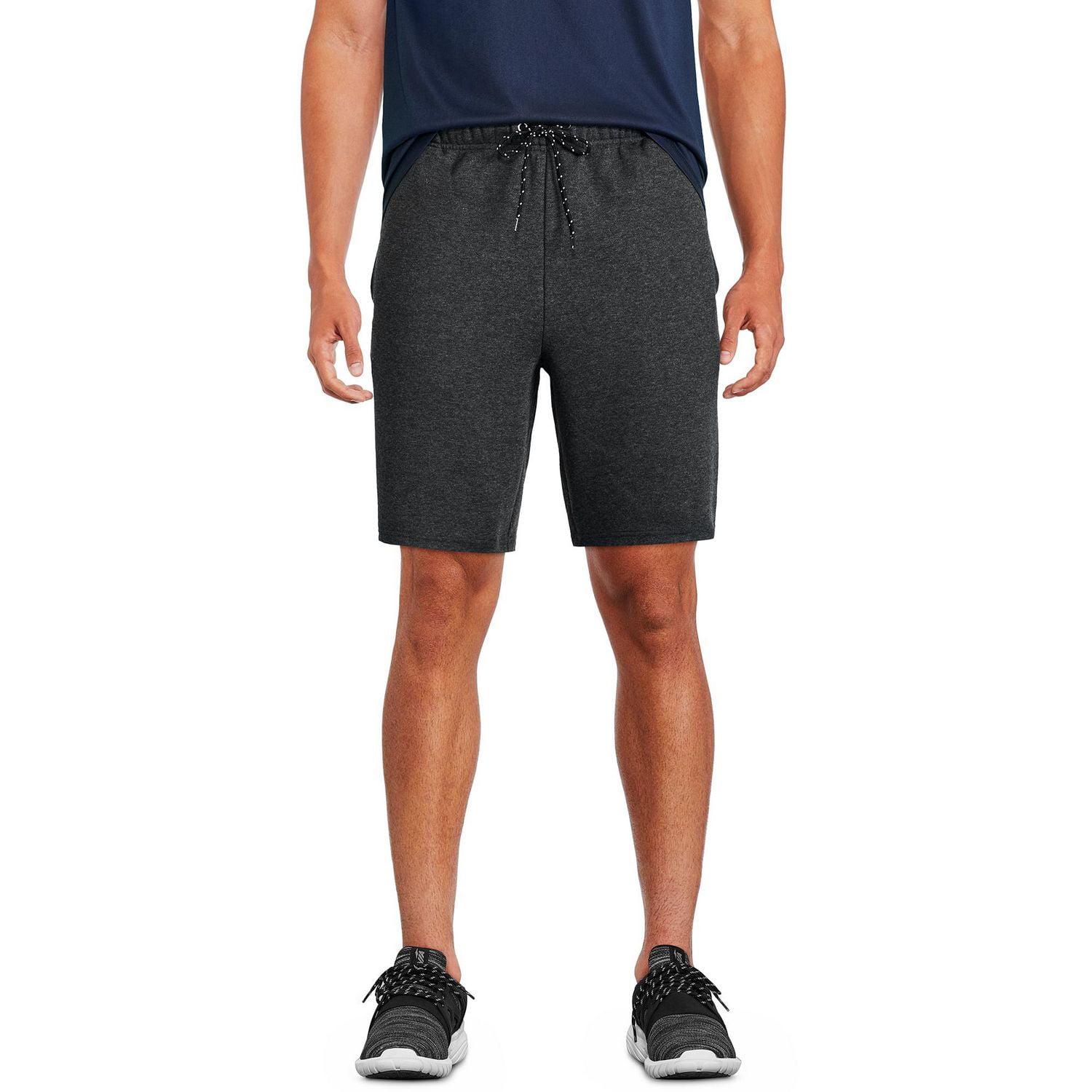Athletic Works Men s Raw Edge Fleece Short Walmart