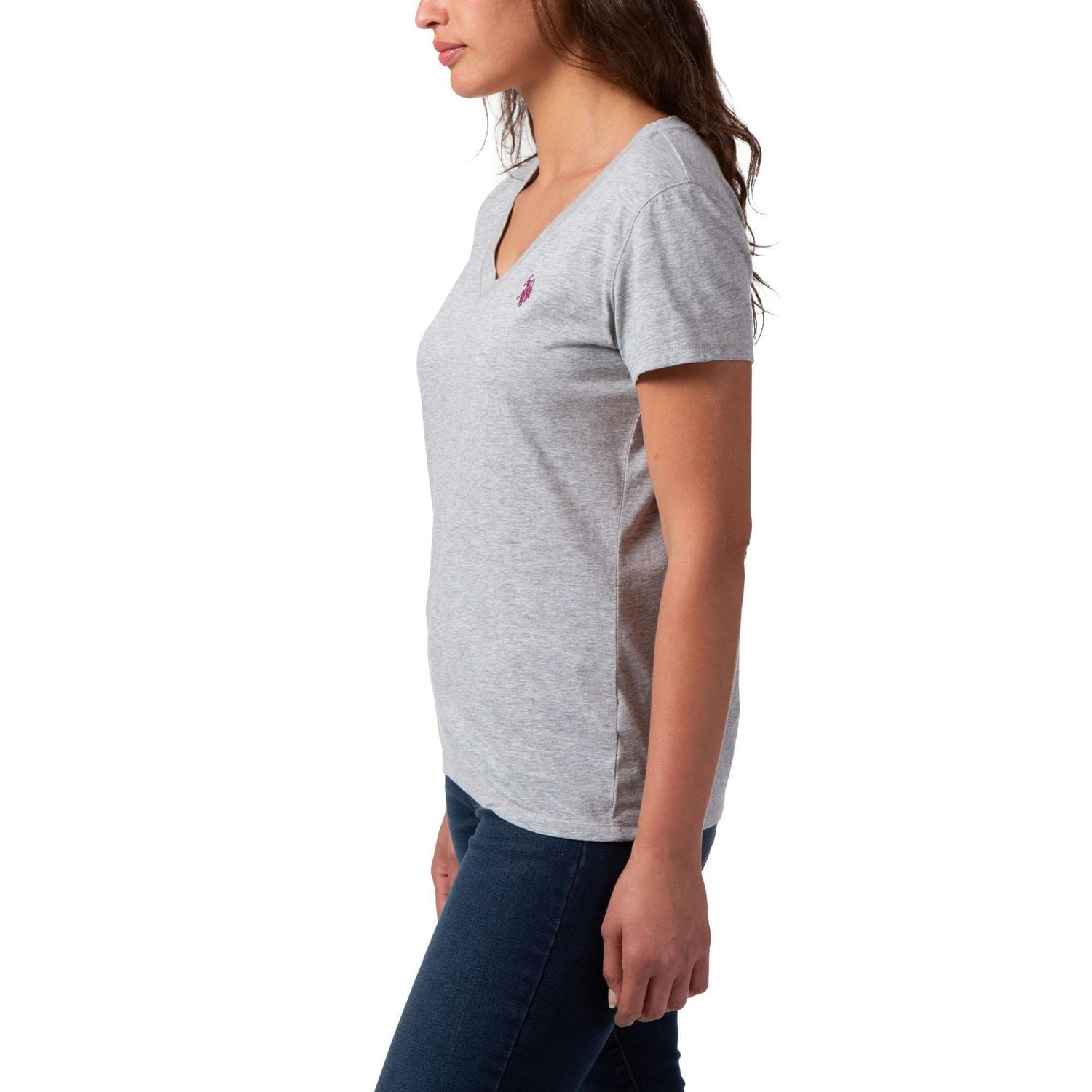 U.S. Polo Assn Women's V-Neck Tee