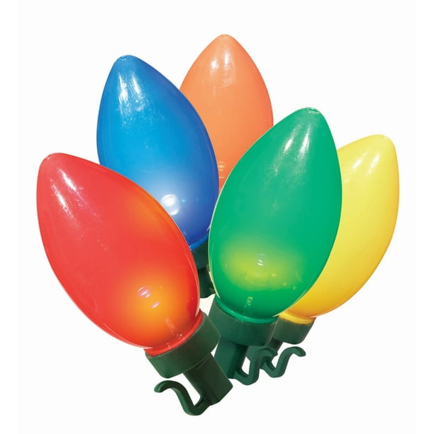 Holiday Time 25Count Multicolor Ultra Bright LED C9 Christmas Lights