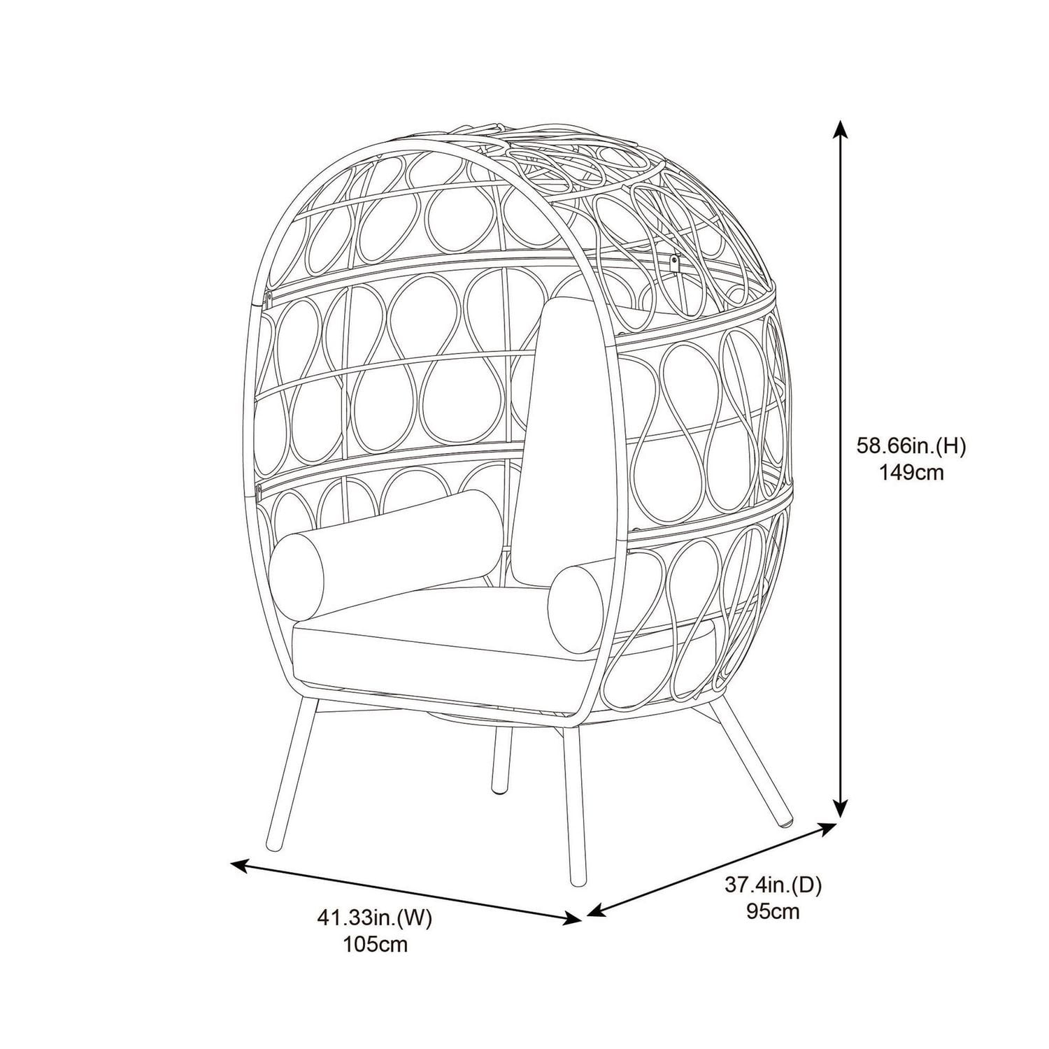 Egg chair better homes and online gardens