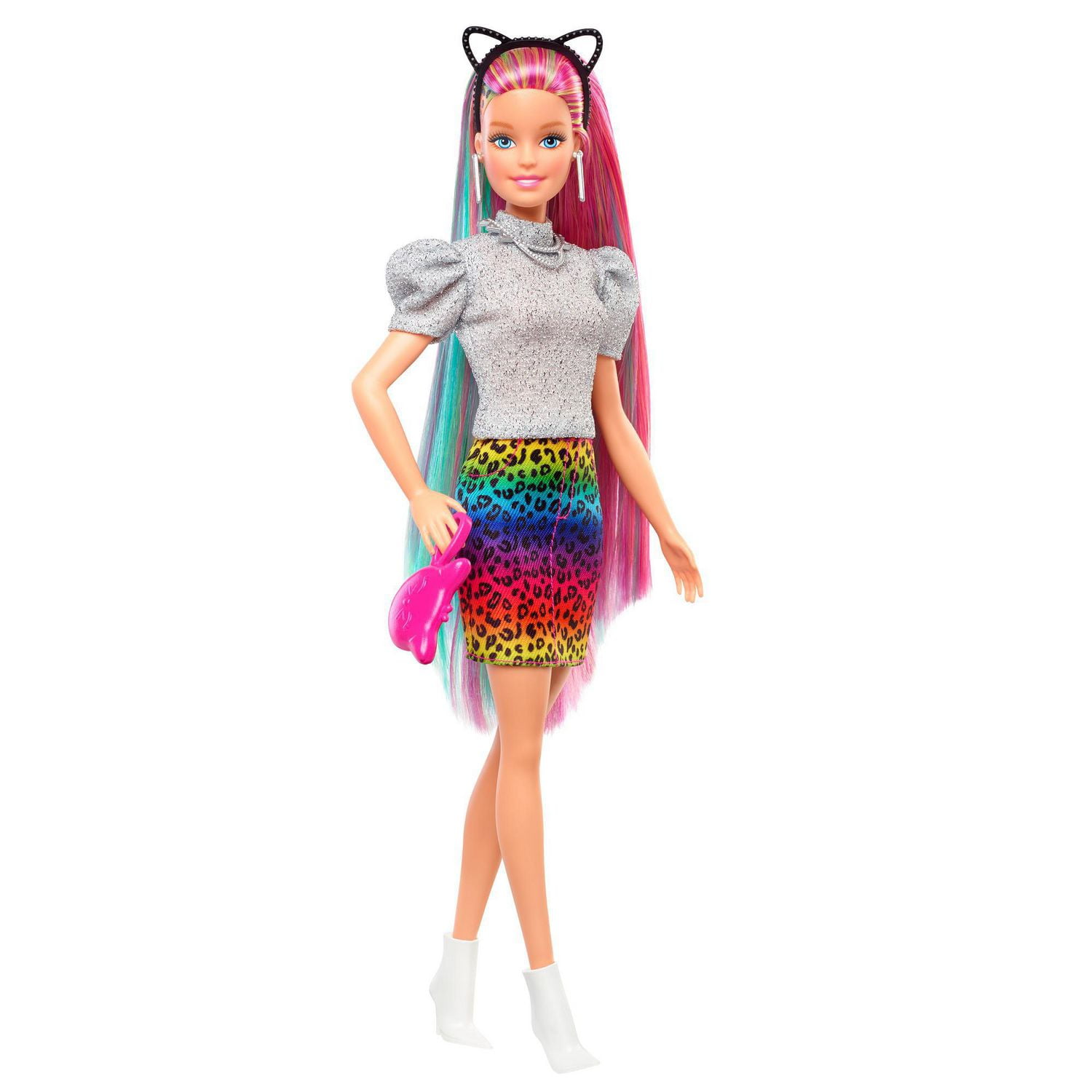 Barbie rainbow hair on sale