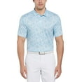 thumbnail image 1 of Ben Hogan Polo de golf à imprimé feuillage brillant pour hommes, 1 of 4