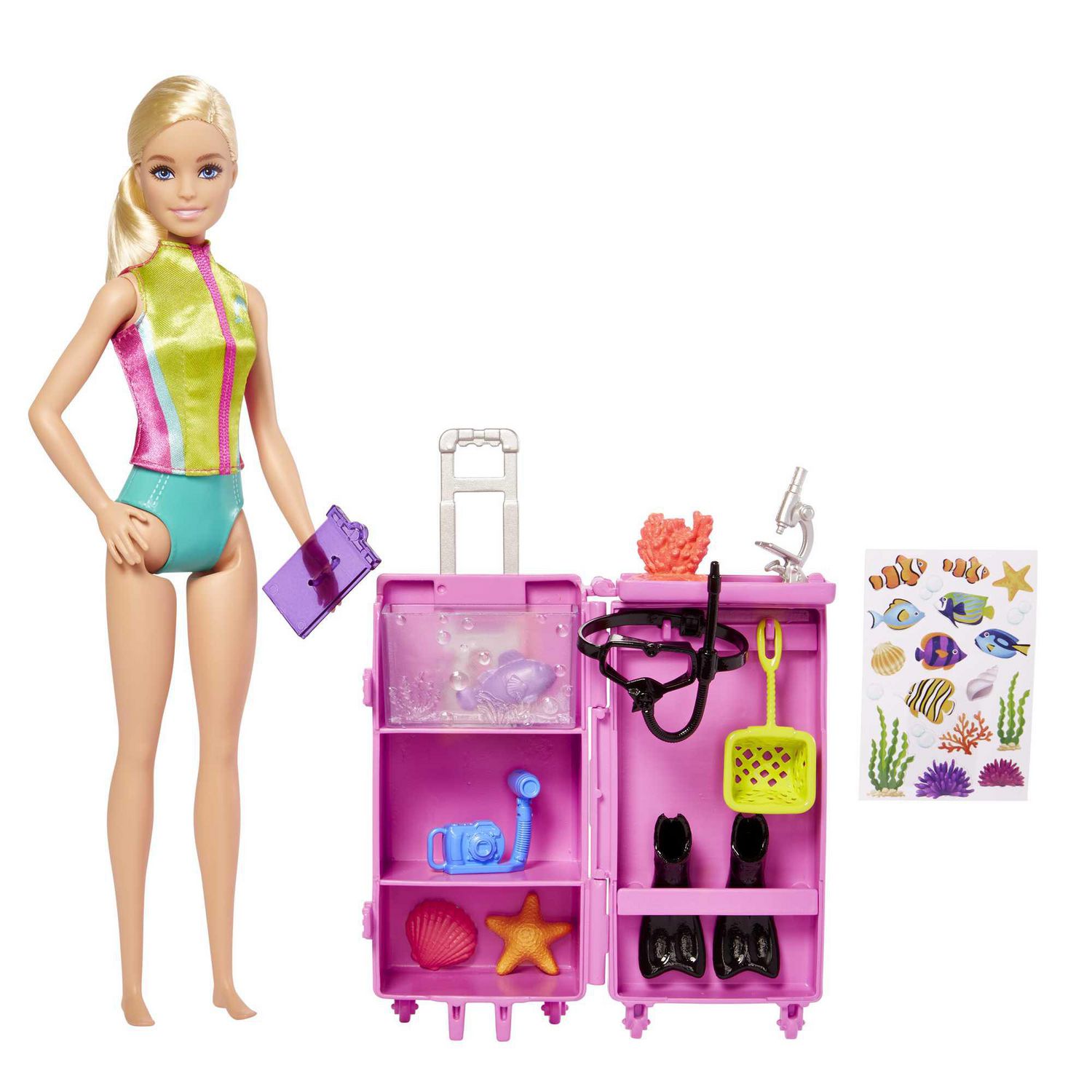 Toys, Barbie Onthego Storage Organizer Desk