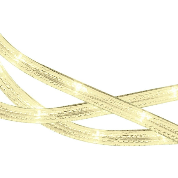 Holiday Time Warm White LED Rope Light, with Transparent Wire, 18', 2