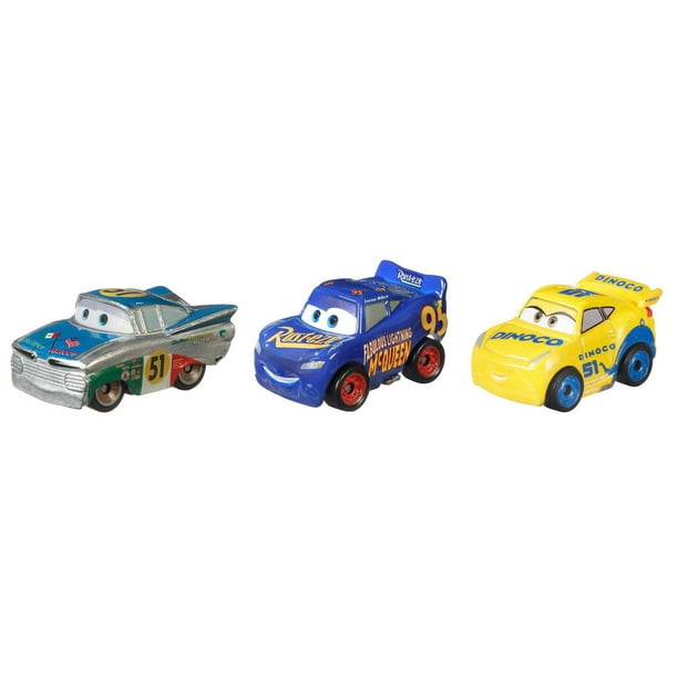 Disney Pixar Cars Pull Backs Dinoco Lightning McQueen Vehicle - Epic Kids  Toys