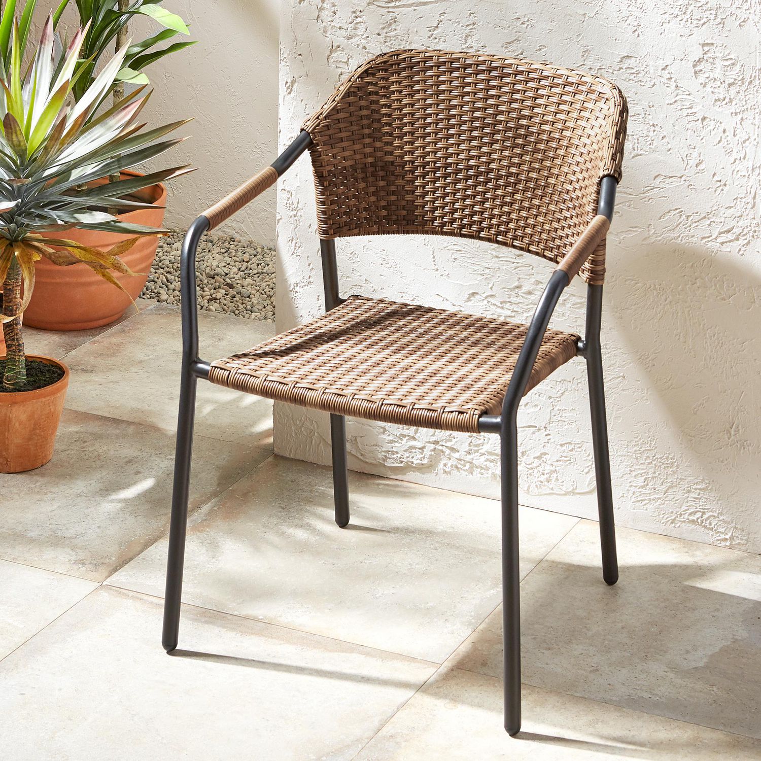 Walmart rattan online chairs