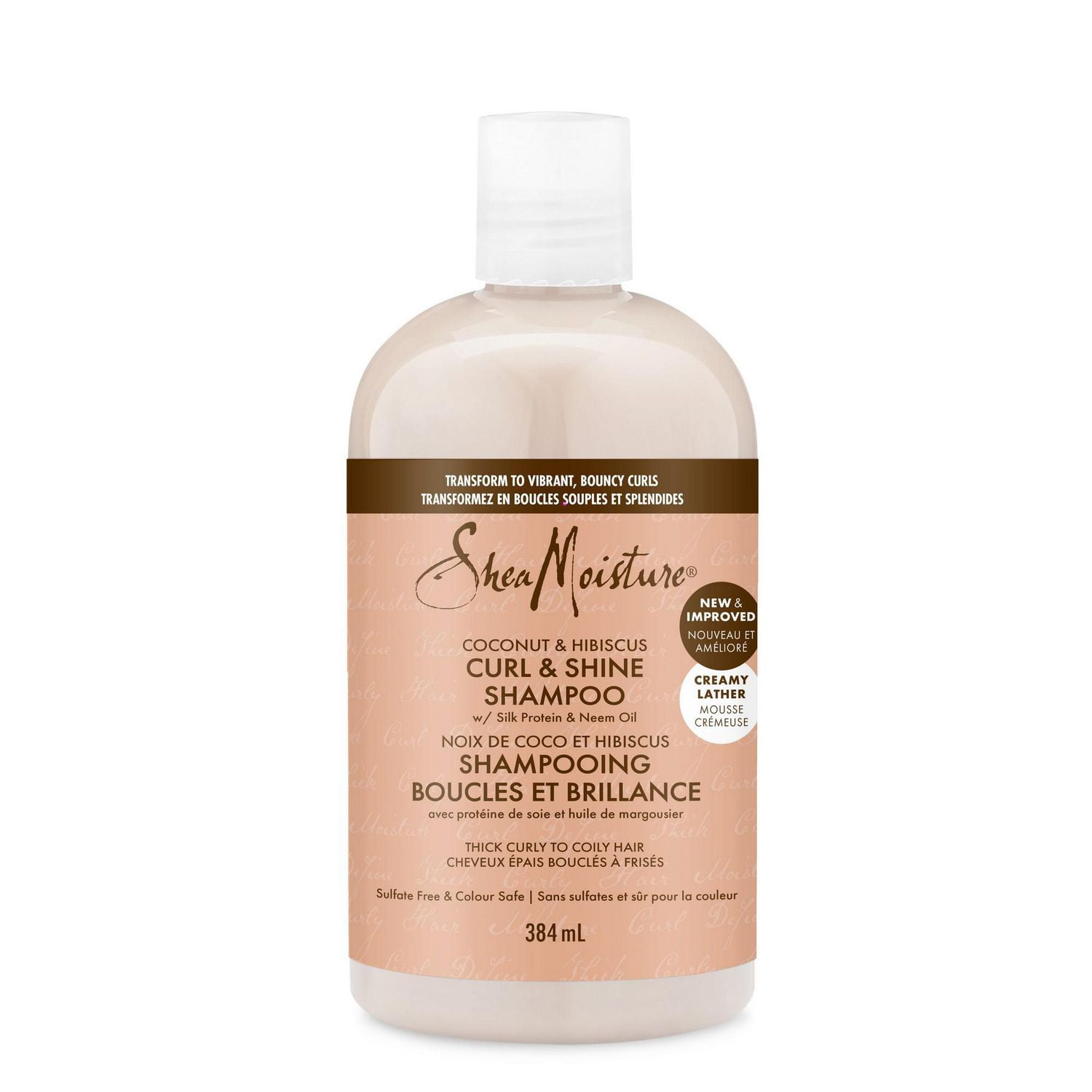 SheaMoisture Curl and Shine Coconut Shampoo Coconut and Hibiscus