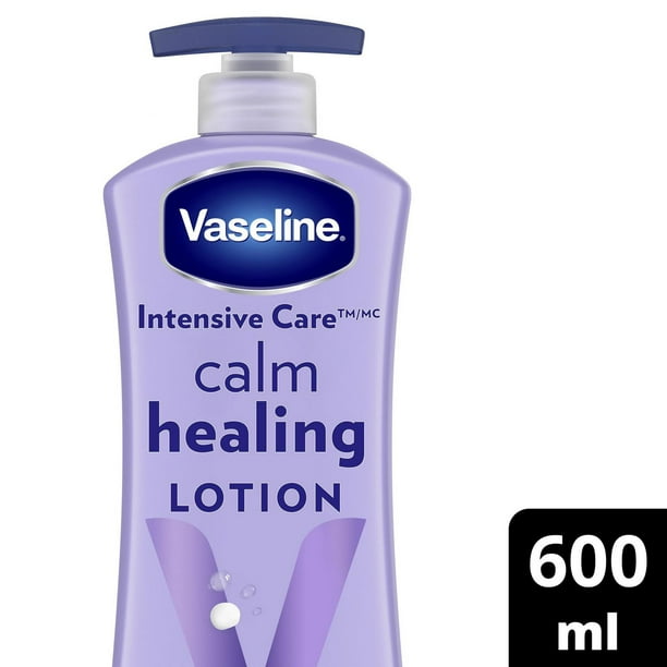 Lotion corporelle Vaseline Intensive Care™ Calm Healing 48H hydratation + Lipides ultra-hydratants 600 ml Lotion corporelle