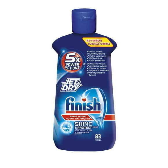 Finish Jet-Dry, Dishwasher Rinse Aid, Original, 250ml, Dishwasher Rinse Agent & Drying Agent