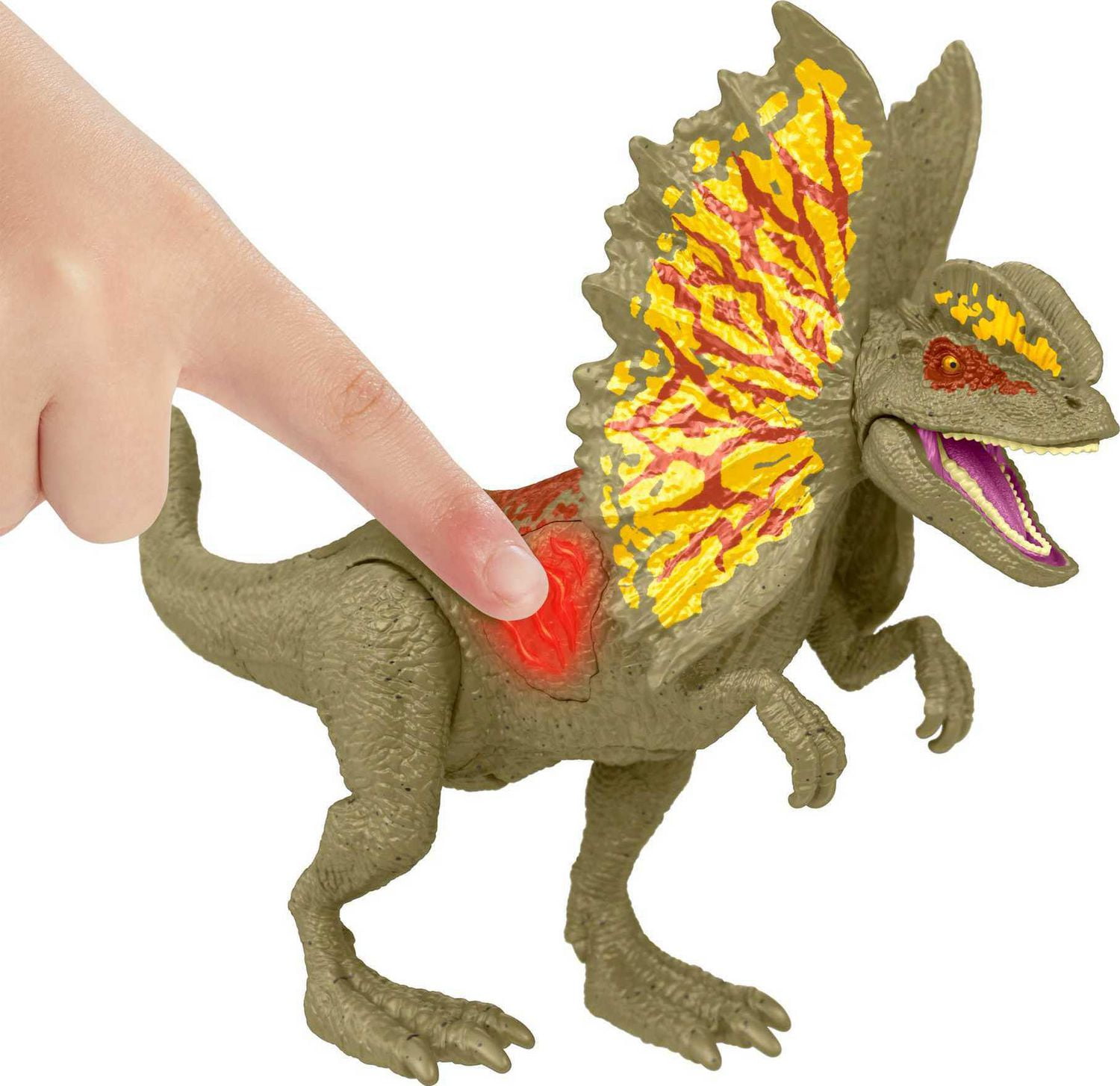 Jurassic park best sale dilophosaurus toy