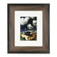 kieragrace Railtown cadre Benton – 20,32 x 25,4 cm (8 x 10 po), avec passe-partout pour une photo de 12,7 x 17,78 cm (5 x 7 po), gris fer, bois de noyer noir – image 1 sur 5