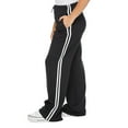 thumbnail image 2 of Pantalon à jambe large avec bande latérale My Sister’s Closet pour filles, 2 of 7