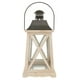 kieragrace Muskoka lanterne Mayer – Blanc délavé 24,13 x 24,13 x 46,99 cm (9,5 x 9,5 x 18,5 po) – image 2 sur 7