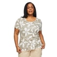 thumbnail image 1 of Iyla Women's Plus Crew Neckline Tee, 1 of 6
