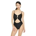 thumbnail image 1 of No Boundaries Women's Cut Out 1-Piece, 1 of 6