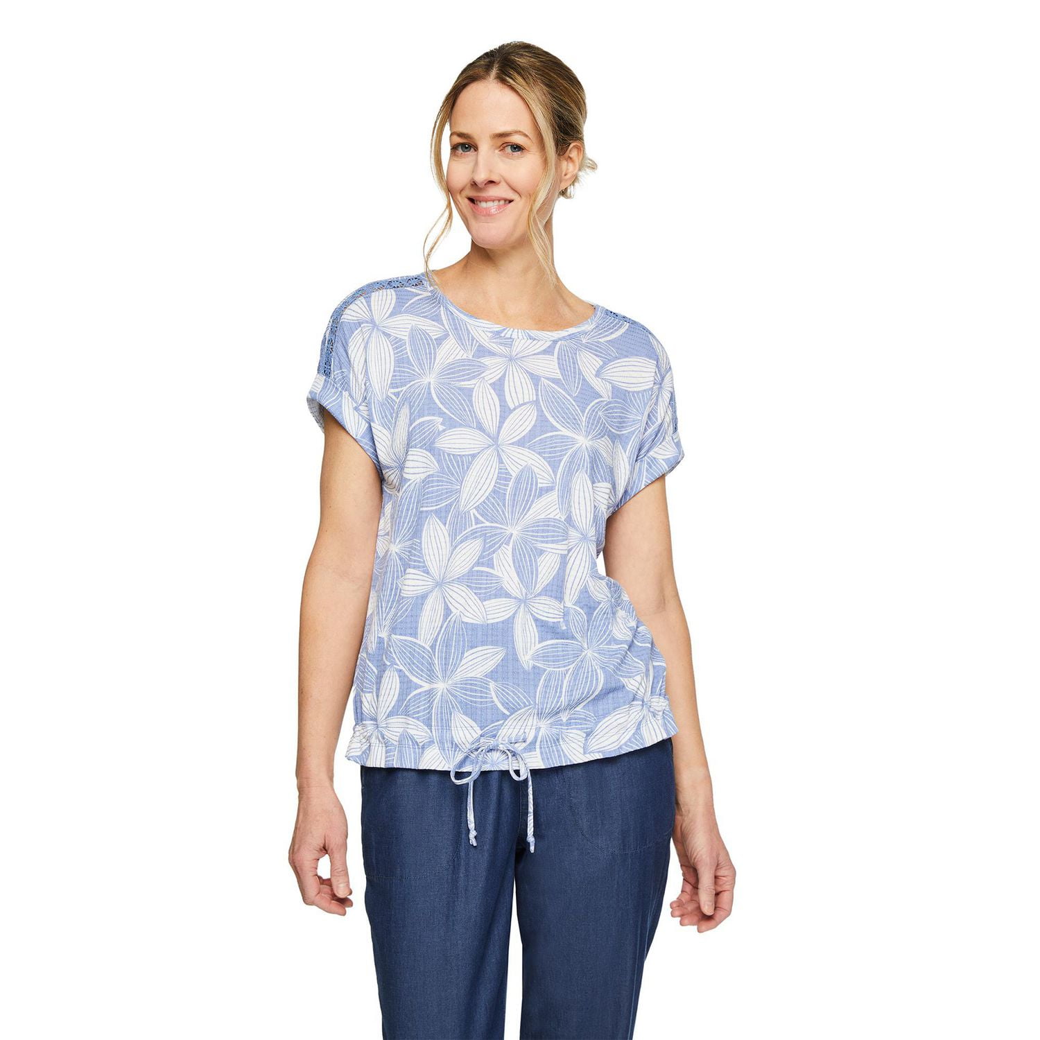 Iyla Women's Tie Waist Top, Sizes S-XXL