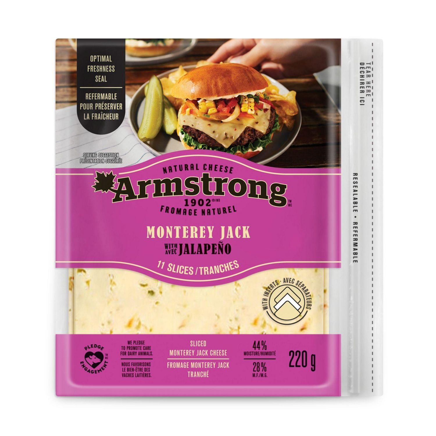 Armstrong Monterey Jack with Jalapeño Cheese Slices