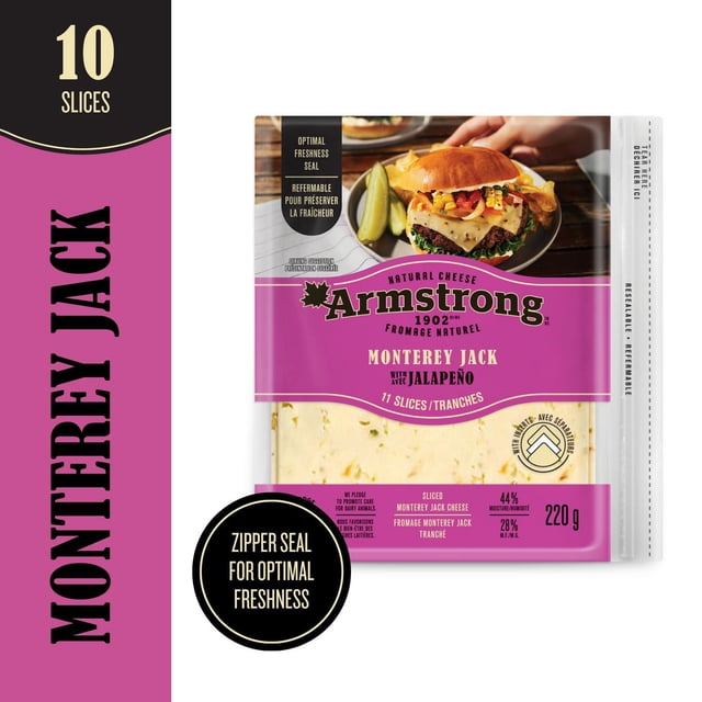 Armstrong Monterey Jack with Jalapeño Cheese Slices