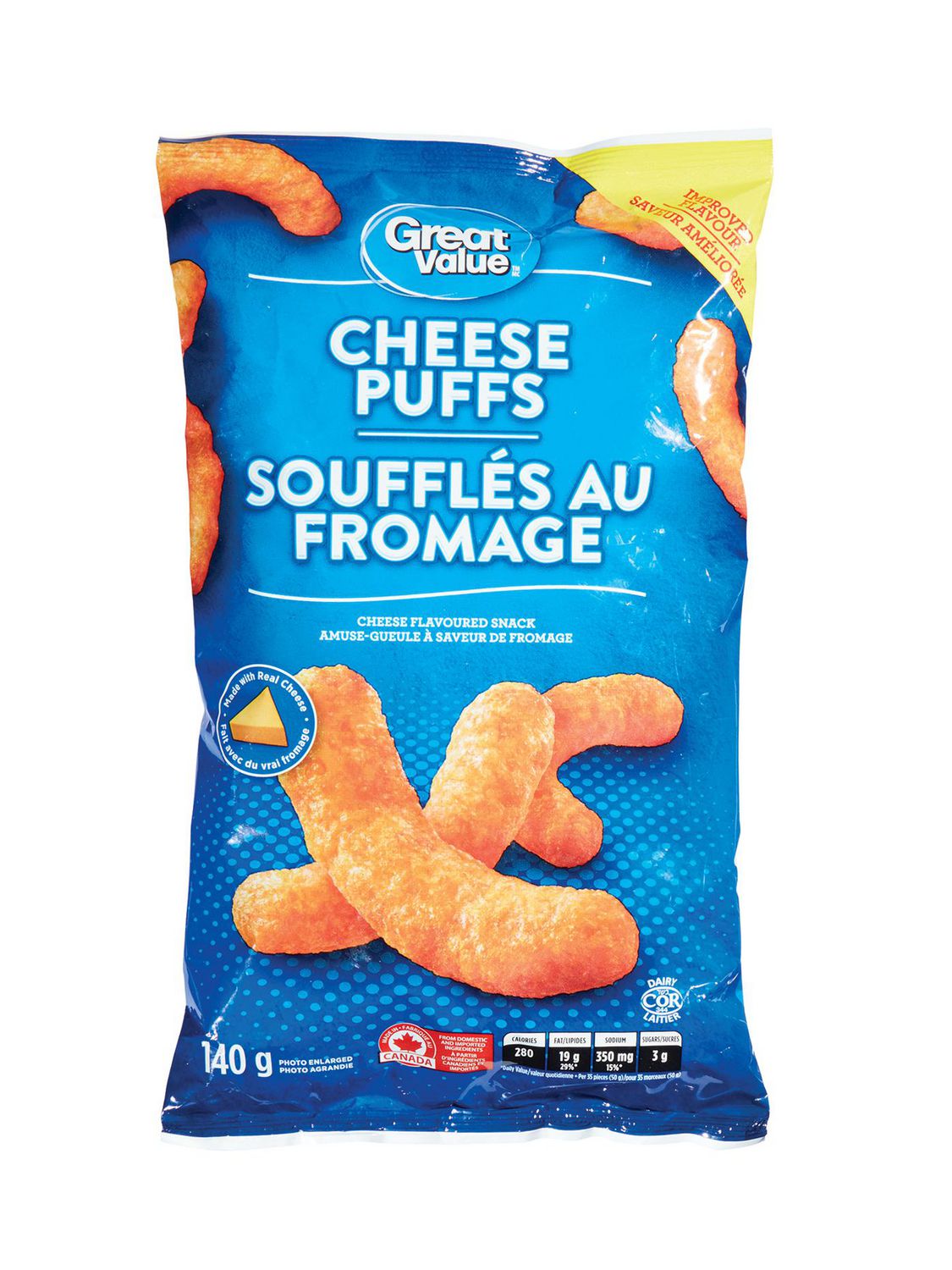 Great Value Cheese Puffs Walmart Canada