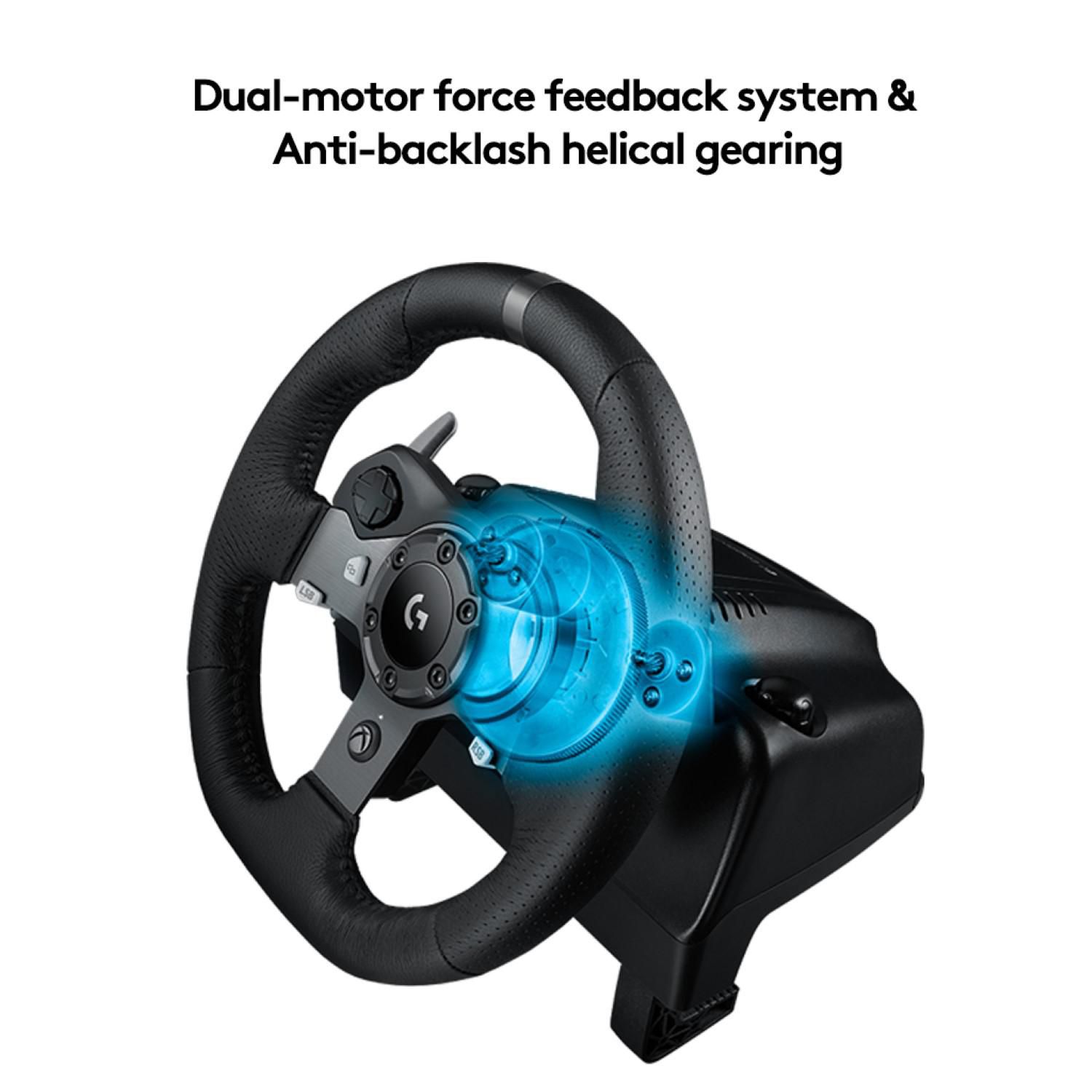 Volant et pédales Logitech G2920 Driving Force Matériel de course