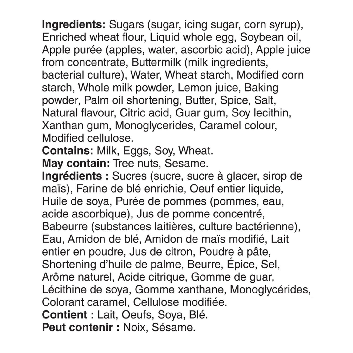 Your Fresh Market Apple Caramel Flavoured Iced Loaf Cake, 8 slices, 400 g total