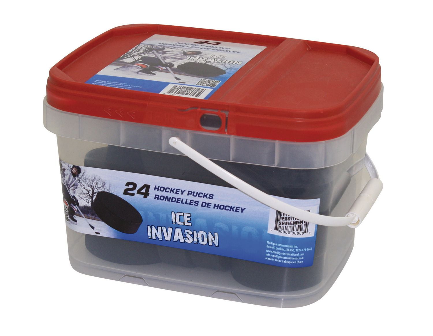Ice Invasion 24 Pucks Bucket Walmart Canada