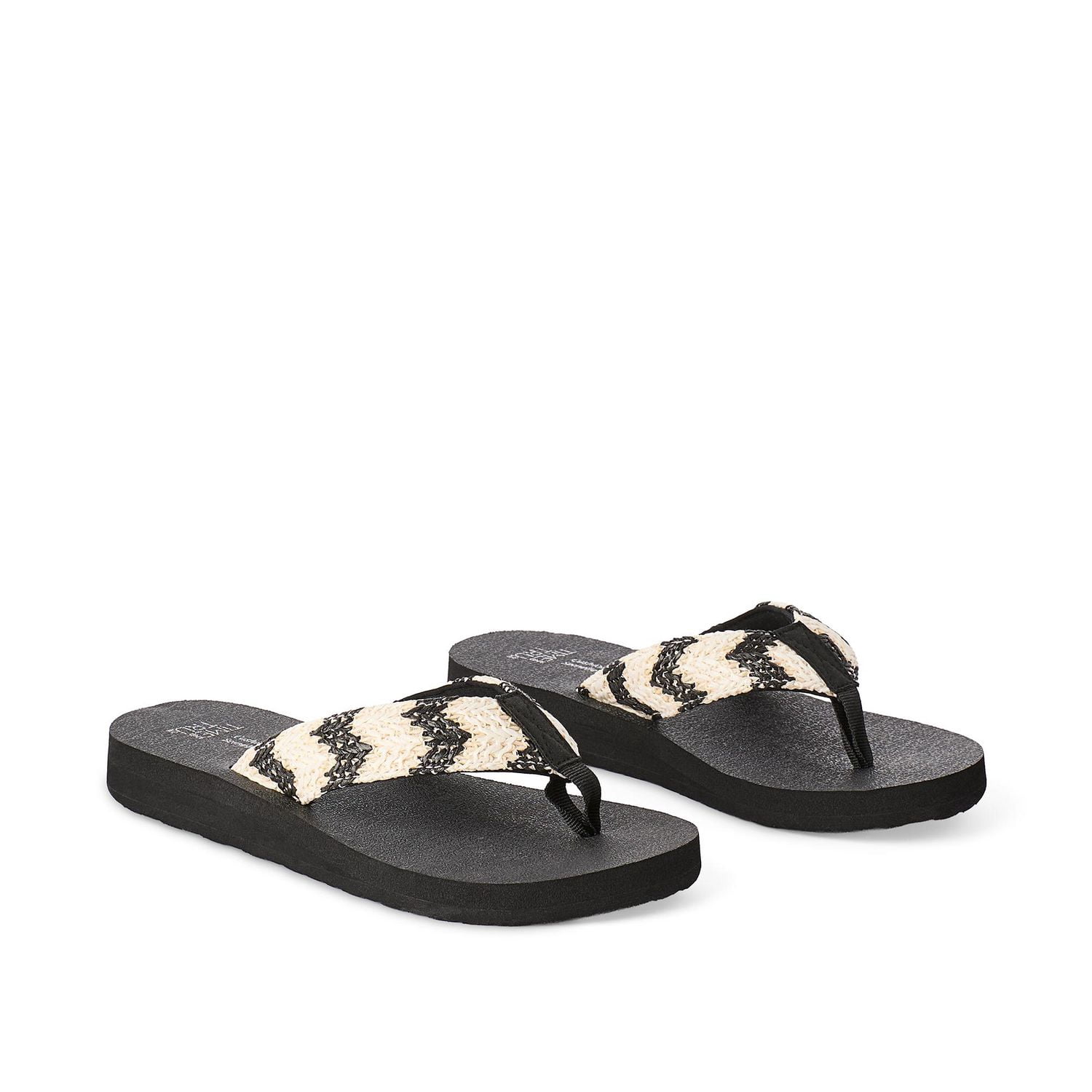 Time and Tru Women's Comfort Flip Flops
