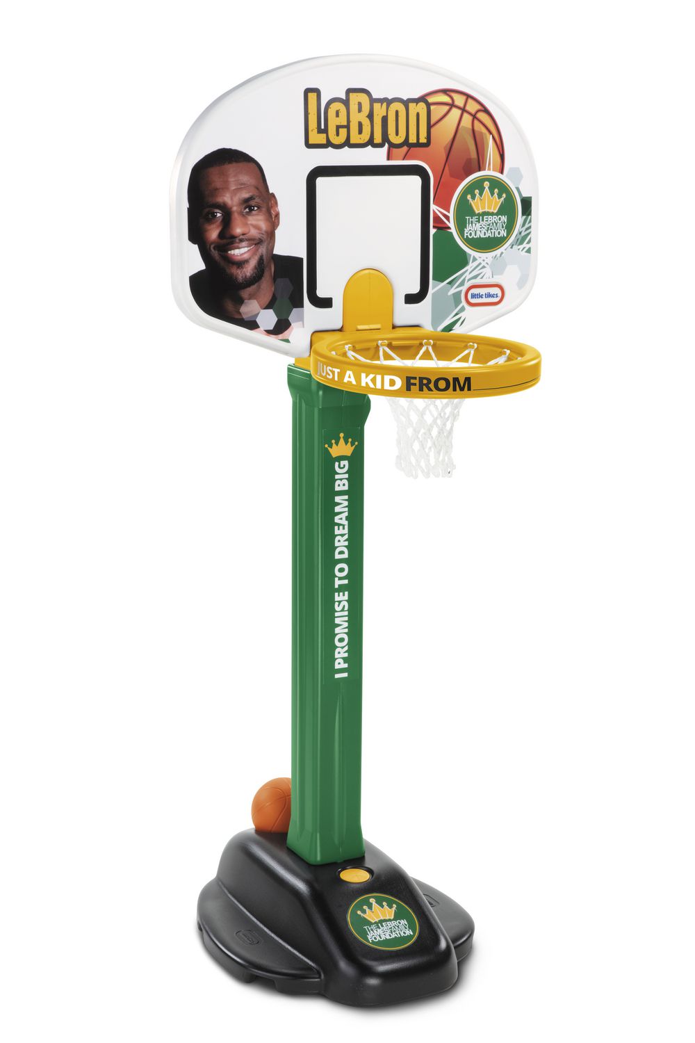 lebron james little tikes basketball hoop