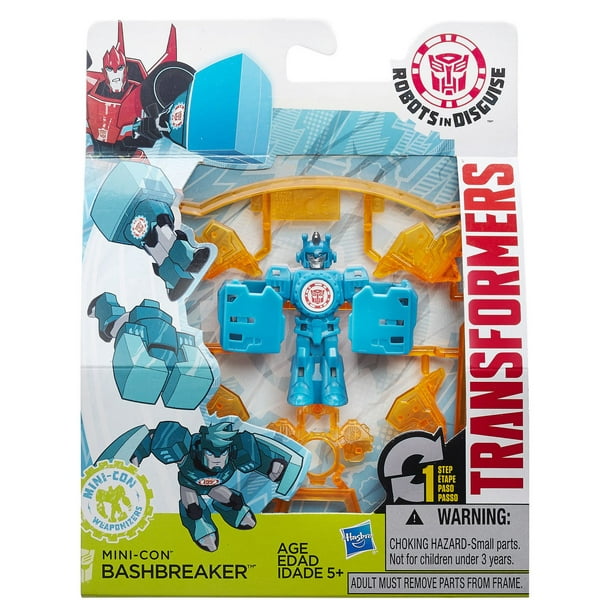 Figurine Articulée Mini-Con Weaponizers Bashbreaker Robots in Disguise de Transformers
