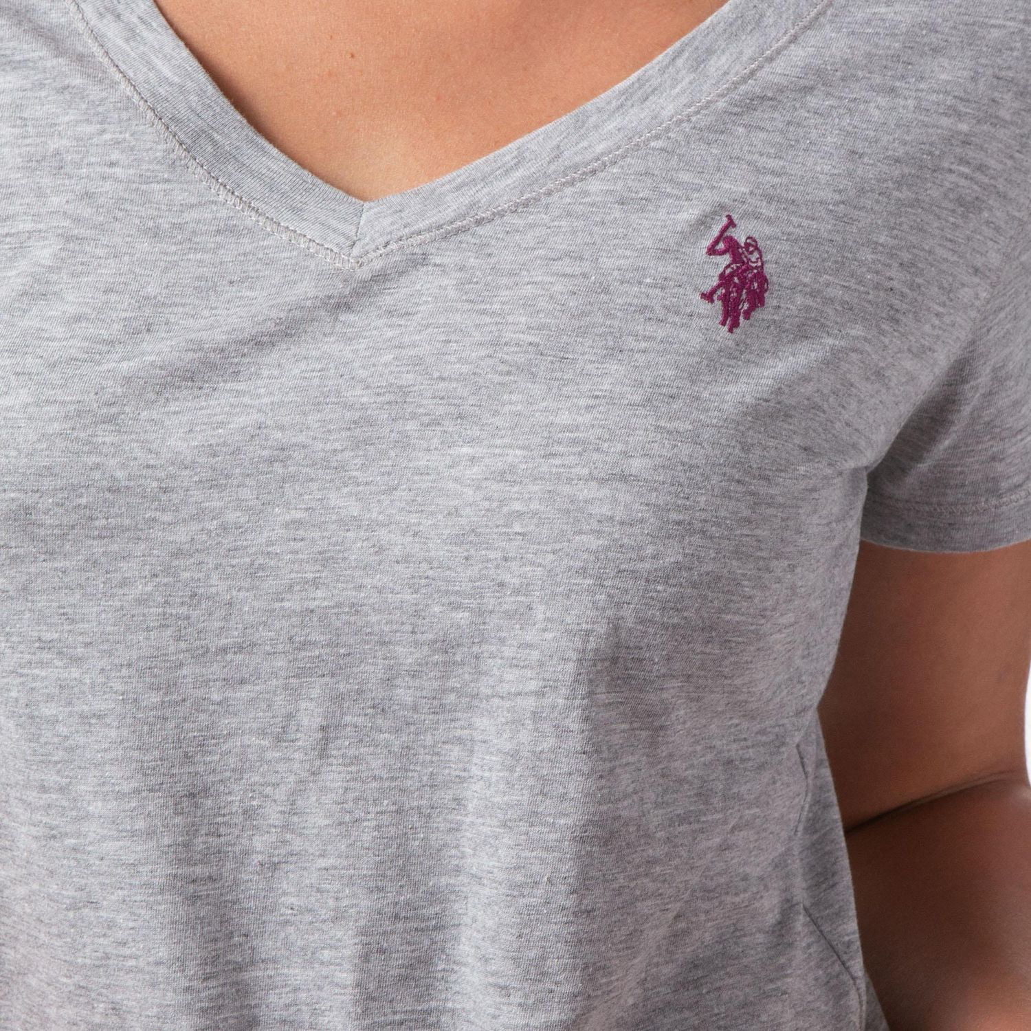 U.S. Polo Assn Women's V-Neck Tee