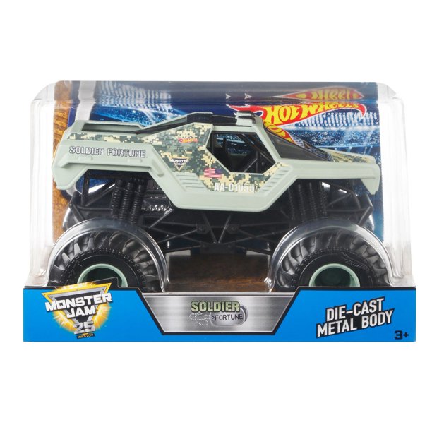 Hot Wheels Monster jam Soldier Fortune Vehicle - Walmart.ca