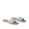 thumbnail image 2 of Time and Tru Women's Woven Flat Sandals, 2 of 4