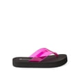 thumbnail image 1 of No Boundaries Women's Platform Jelly Flip Flops, 1 of 2