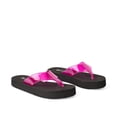 thumbnail image 2 of No Boundaries Women's Platform Jelly Flip Flops, 2 of 2