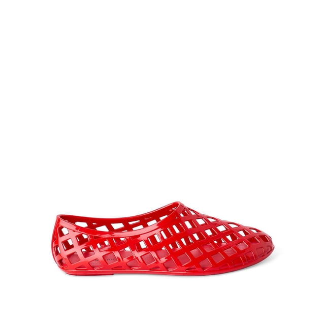 No Boundaries Women's Jelly Ballet Flats