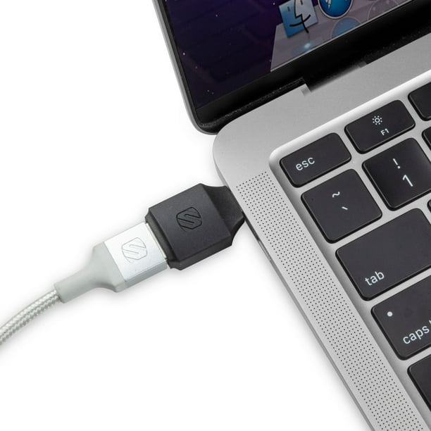 Scosche USB-A TO USB-C™ 2 Adapter, Compatible with MacbookPro