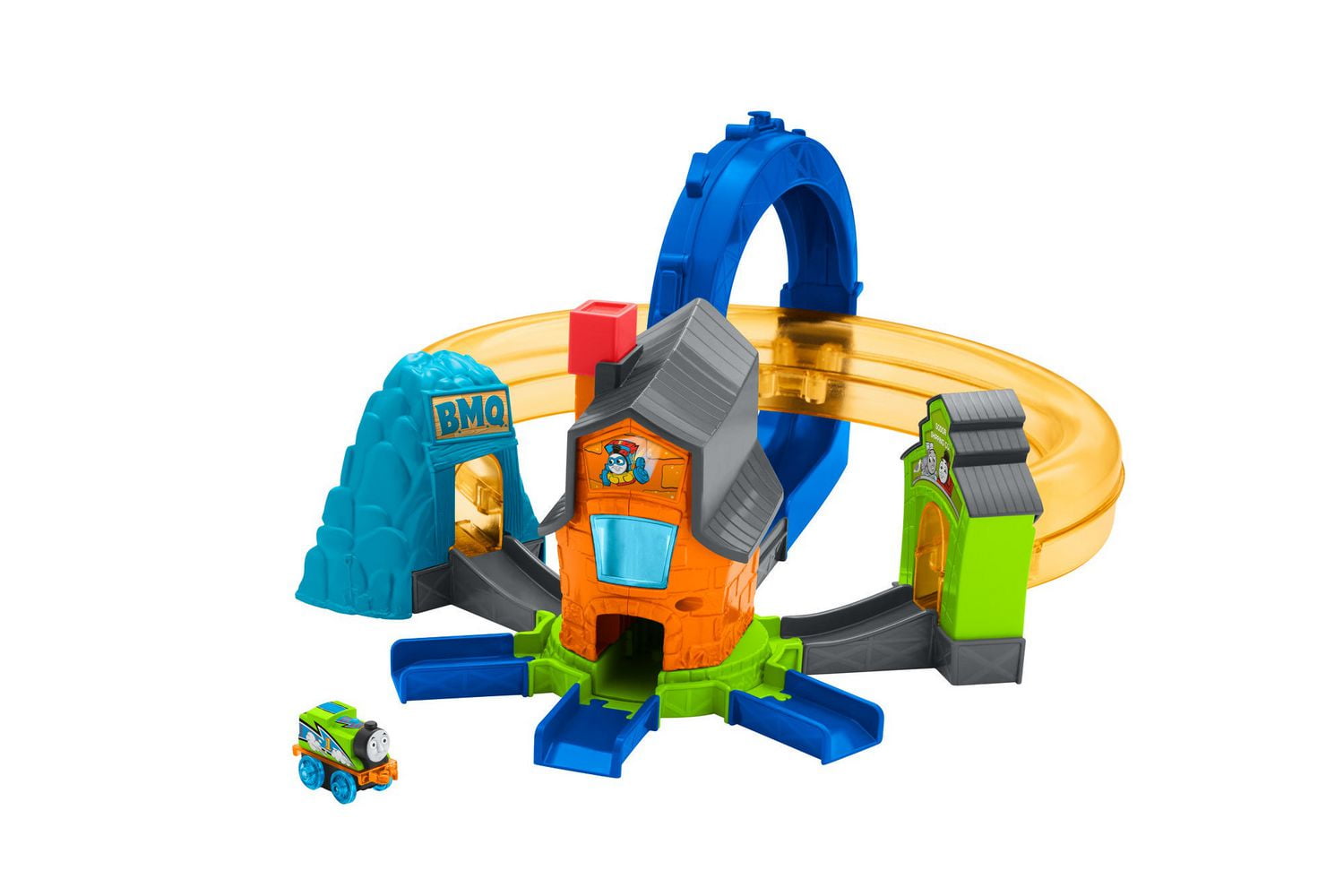 Thomas minis boost cheap and blast stunt set